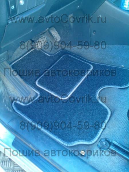 Велюровые коврики в салон Toyota RAV4 II (Тойота Раф 4 2)
